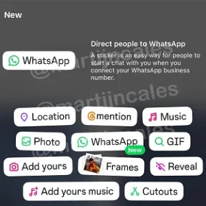 Nova Atualização do Instagram: Adesivo do WhatsApp para Stories